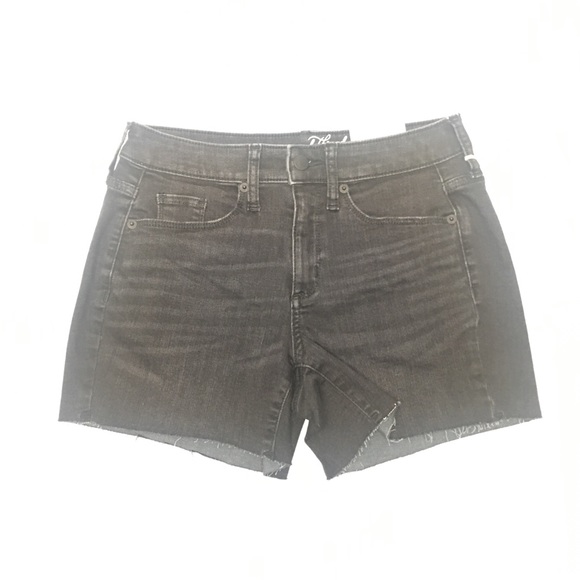 Universal Thread Womens  Black Denim  Midi  Shorts - Picture 9 of 14